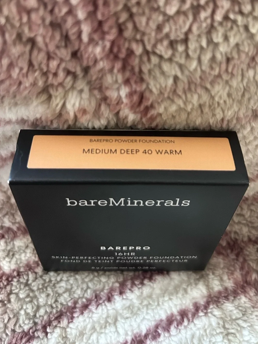 NEW bareMinerals barePRO 16HR Skin-Perfecting Powder Foundation-Med Deep 40 Warm